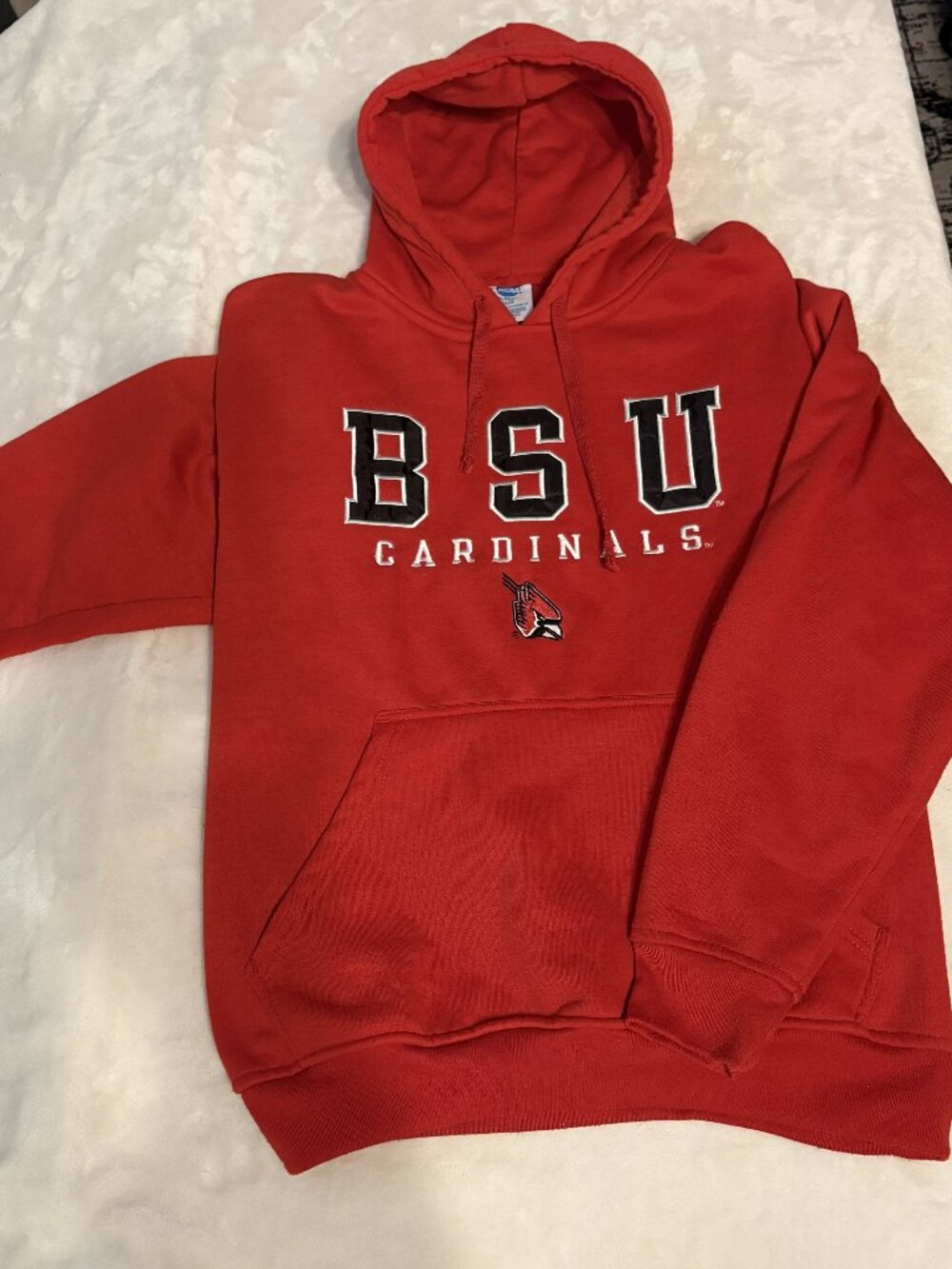Ball State University Cardinals Medium Hooded Sweatshirt